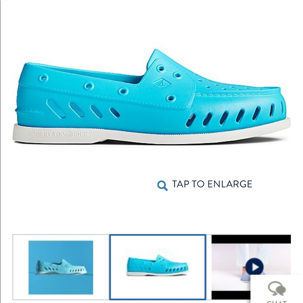 NWT Sperry Float Boat Shoes SCUBA Blue